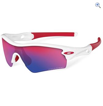 Oakley Polarized Radar Path Sunglasses (Polished White/ Red Iridium) - Colour: POLISHED WHITE